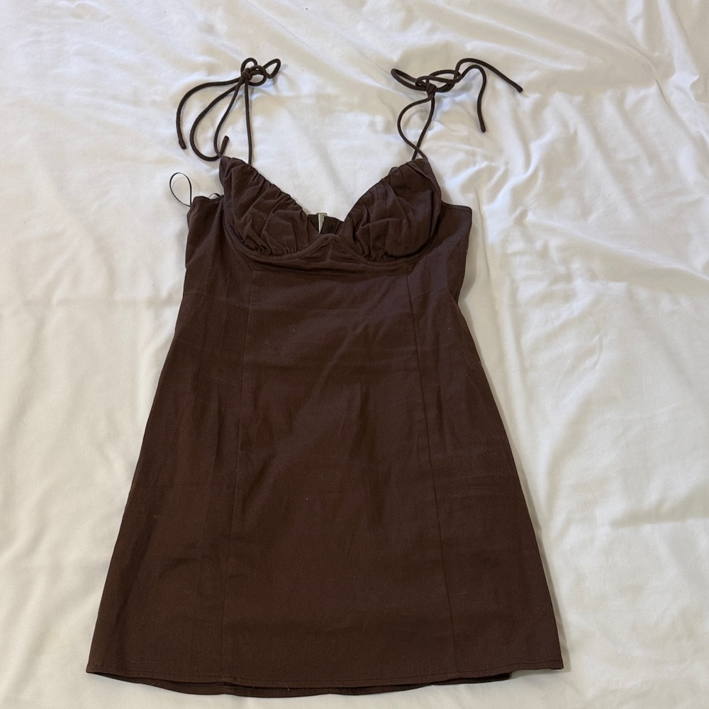 Princess Polly Brown Mini Dress